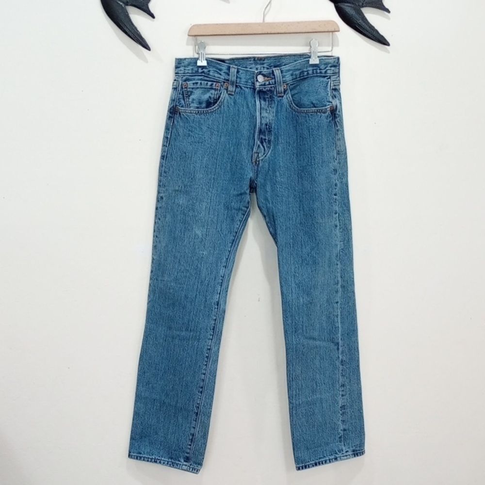 Levi's 501 Button-Fly Denim Jeans - Original size 31x32, current size 31x31